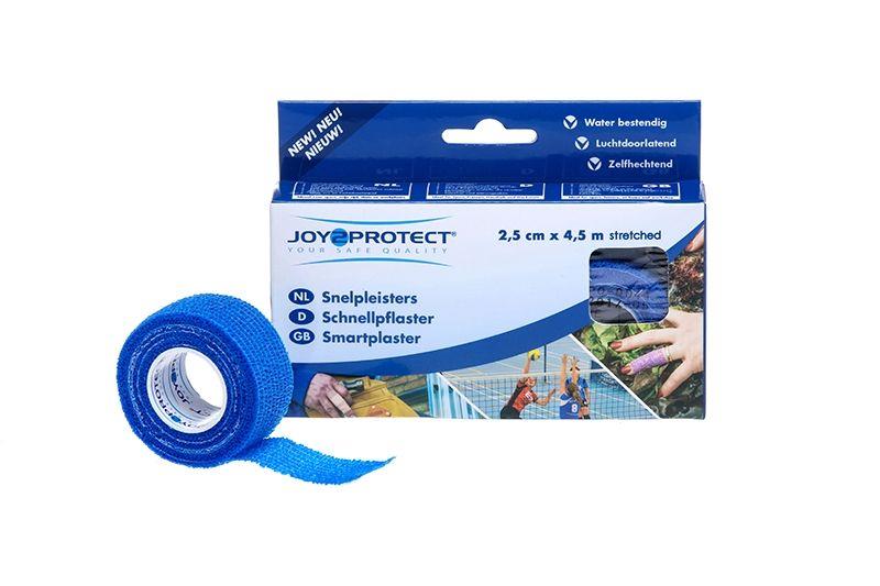 PP Mischung Schnellpflaster Rolle, Farbe blau, 2,5 cm x 4,5 m, Joy2Protect : selbstklebende und latexfreie Schnellpflaster auf der Rolle aus Polypropylenmischung für die Wundversorgung als Patientenbedarf kaufen.