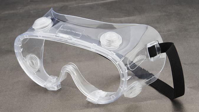 Vollschutzbrille, Farbe transparent, milchig, schwarz, Airmaster