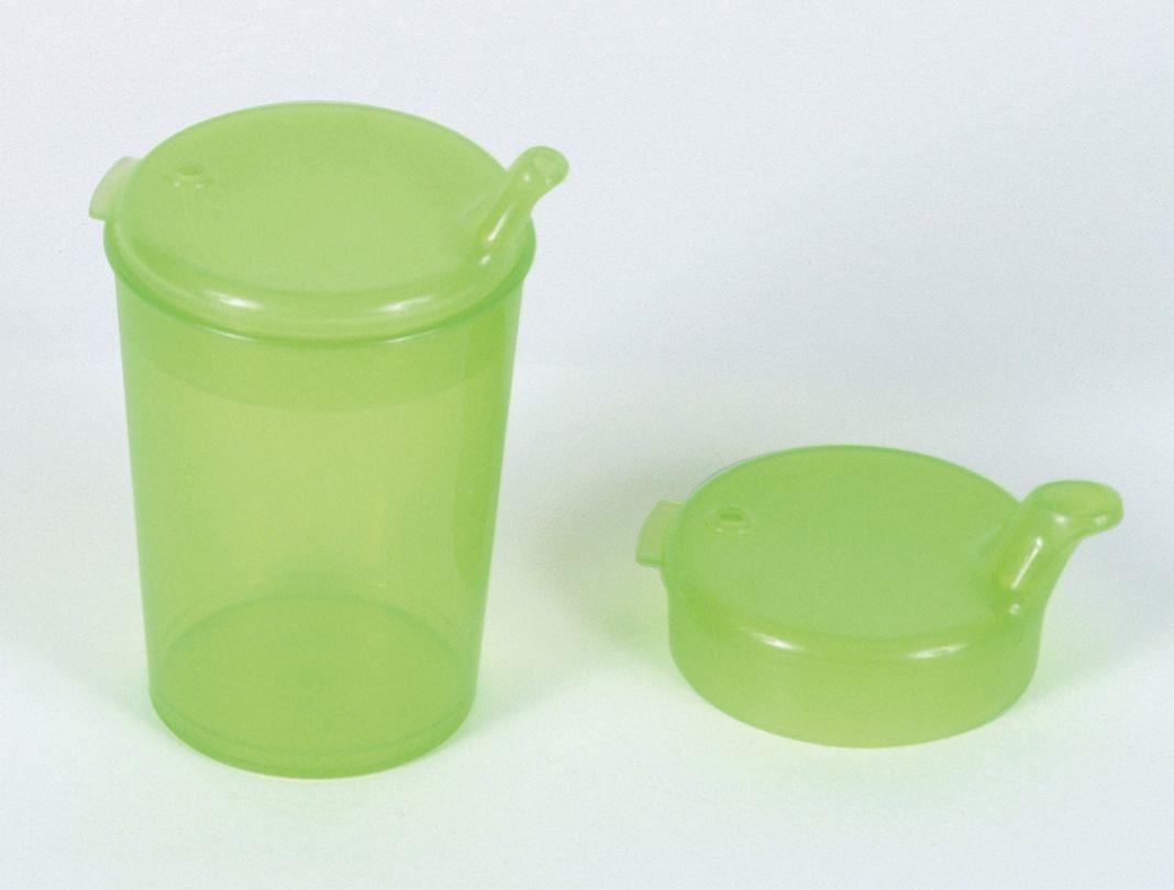 PP Schnabelbecher Oberteil und Unterteil SET, grün, 50 x 250 ml