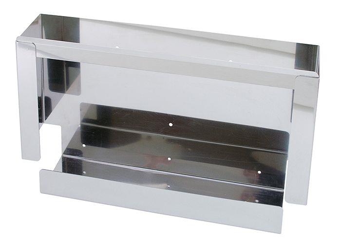 Einmalhandschuh Spender, Handschuh-Dispenserhalter, 389 x 226 x 82 mm, Edelstahl