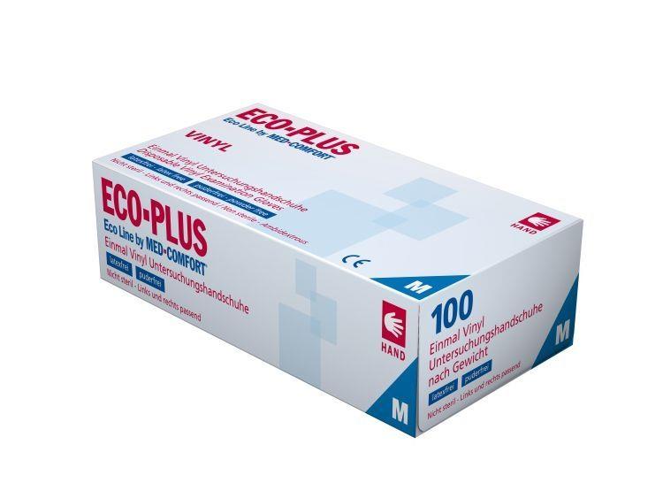 Vinylhandschuhe, weiß, Größe L, puderfrei, Eco-Plus: Vinyl Einweghandschuhe & Schutzhandschuhe als PSA kaufen.