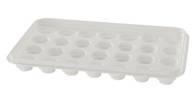 PS Tablett für 28 Medizinbecher, weiß, 375 x 225 x 40 mm