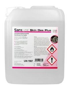 Händedesinfektion, 5 l, Safeline Skin Des Plus