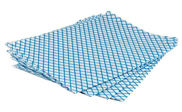 PP Vlies Einweg Pflegetuch, Farbe blau, weiß, 30 x 33 cm, Eco-Plus