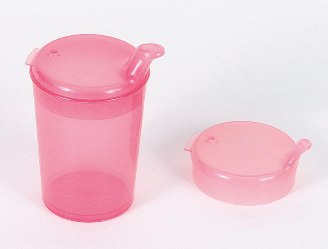 PP Schnabelbecher Oberteil und Unterteil SET, rot, 50 x 250 ml