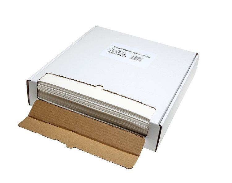 Dental Einmal Nasskreppservietten, 34 x 38 cm, weiß, Med-Comfort