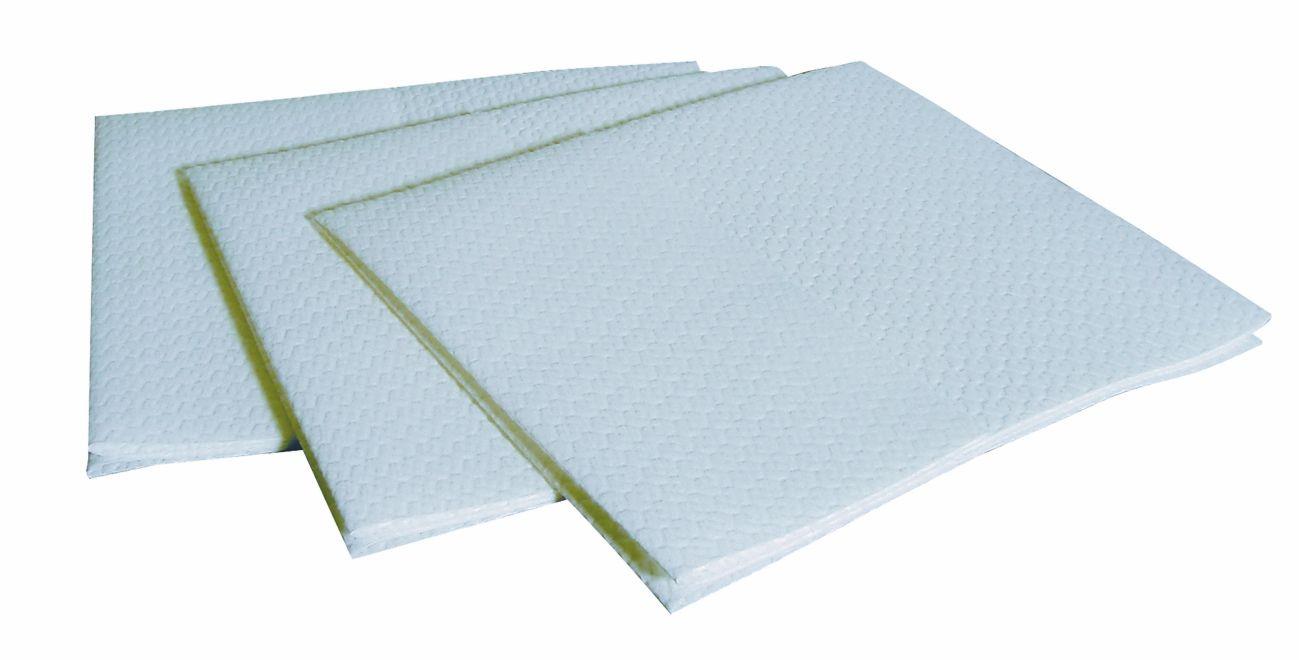 Zellstoffvlies Airlaidtücher, Farbe weiß, 30 x 38 cm