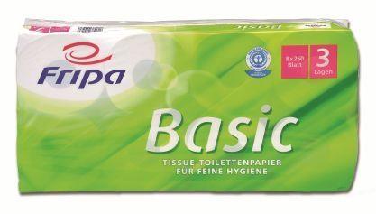 Toilettenpapier, 3-lagig, 48 Rollen, Basic