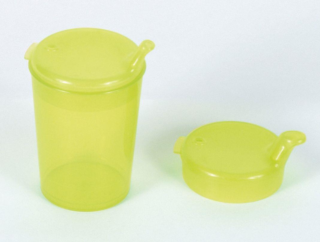 PP Schnabelbecher Oberteil und Unterteil SET, gelb, 50 x 250 ml