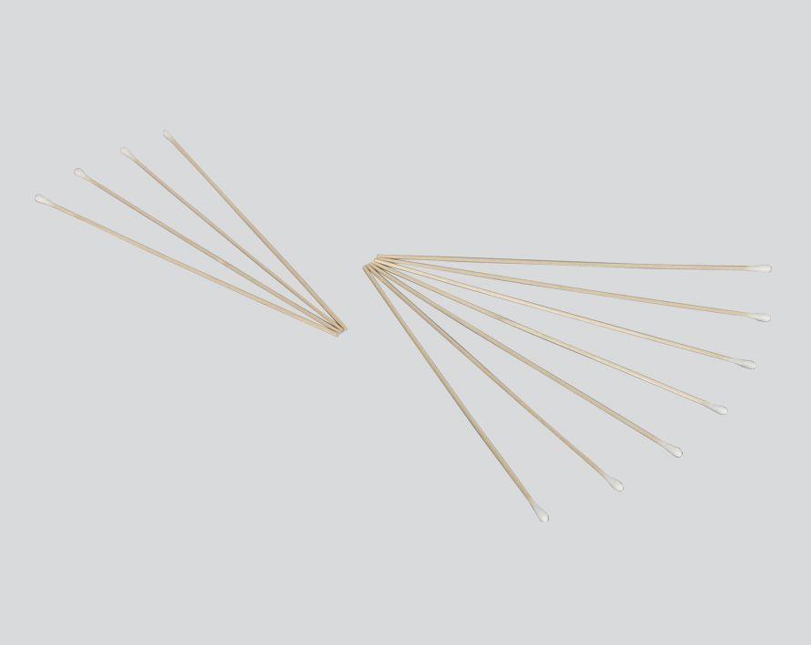 Einmal Holzstab Wattestäbchen, 230 mm, Naturholz, Baumwolle, Top-Comfort
