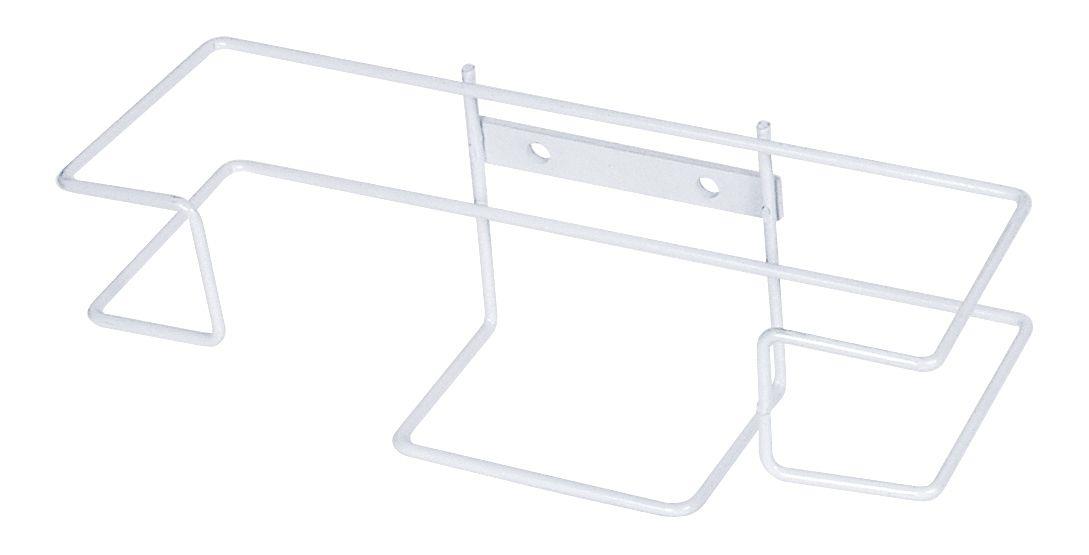 Handschuhbox-Halterung, weiß, aus Draht