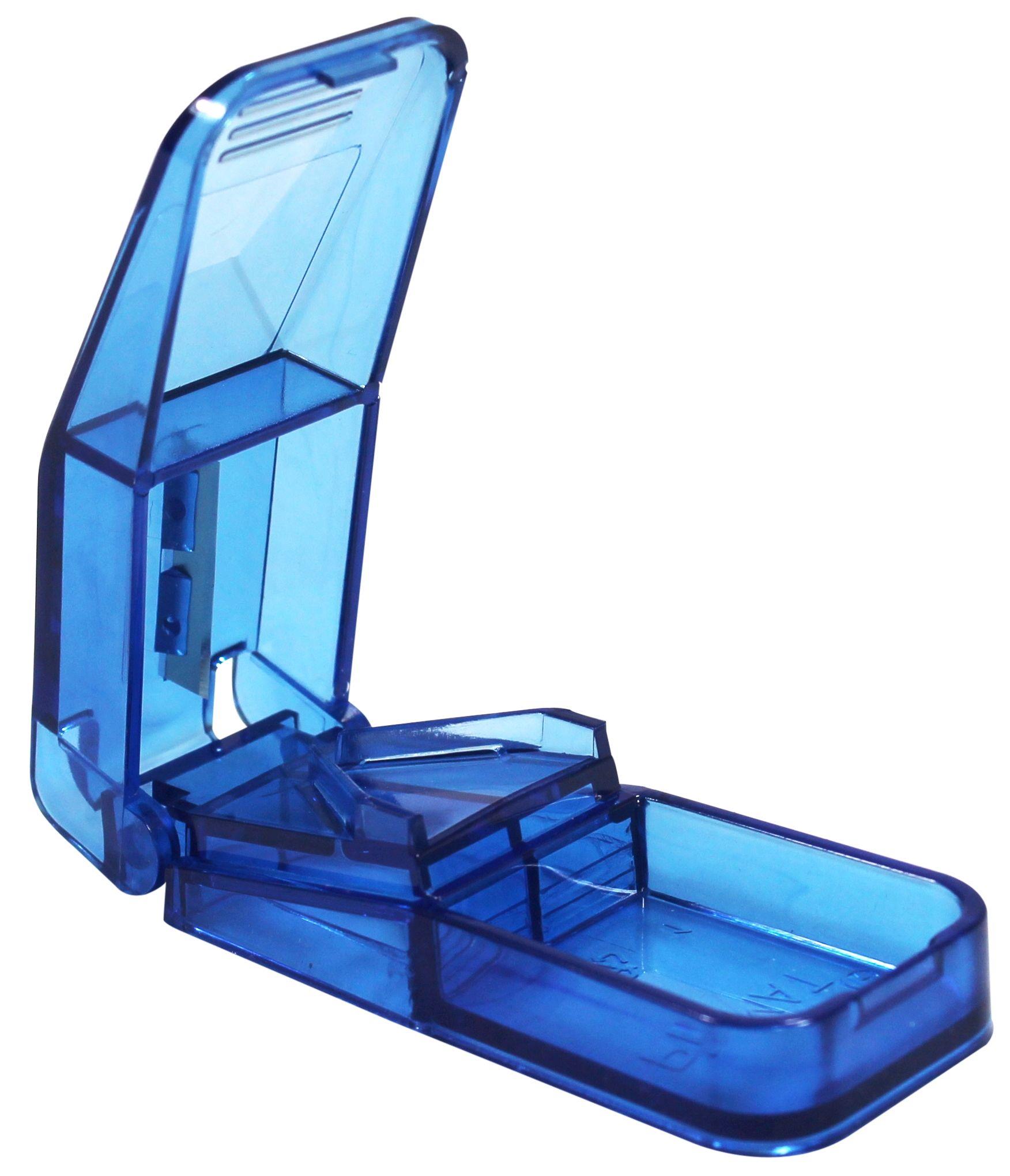 Tablettenteiler, blau, Med-Comfort