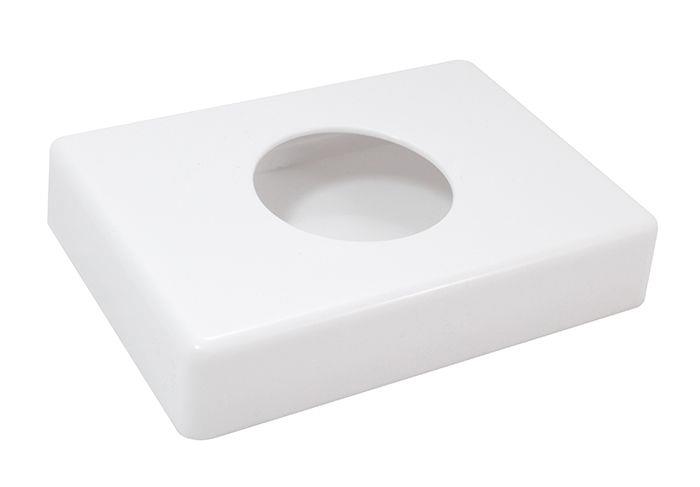 PP Halter für Hygienebeutel, 138 x 98 x 26 mm, weiß, Polypropylen