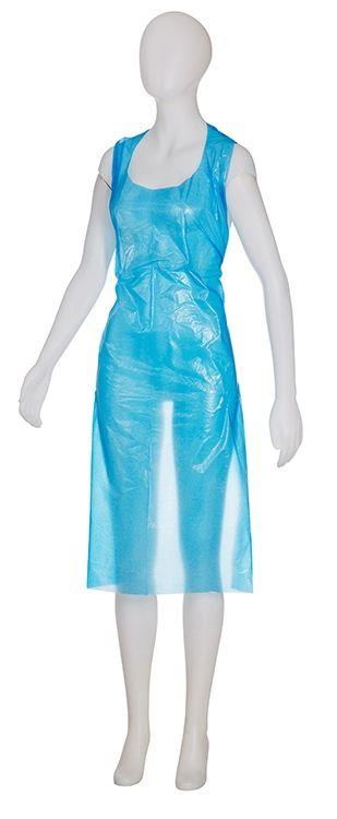 Einwegschürzen light, blau, 75 x 125 cm