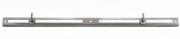 Halterung für Schürzen, 490 mm, Edelstahl