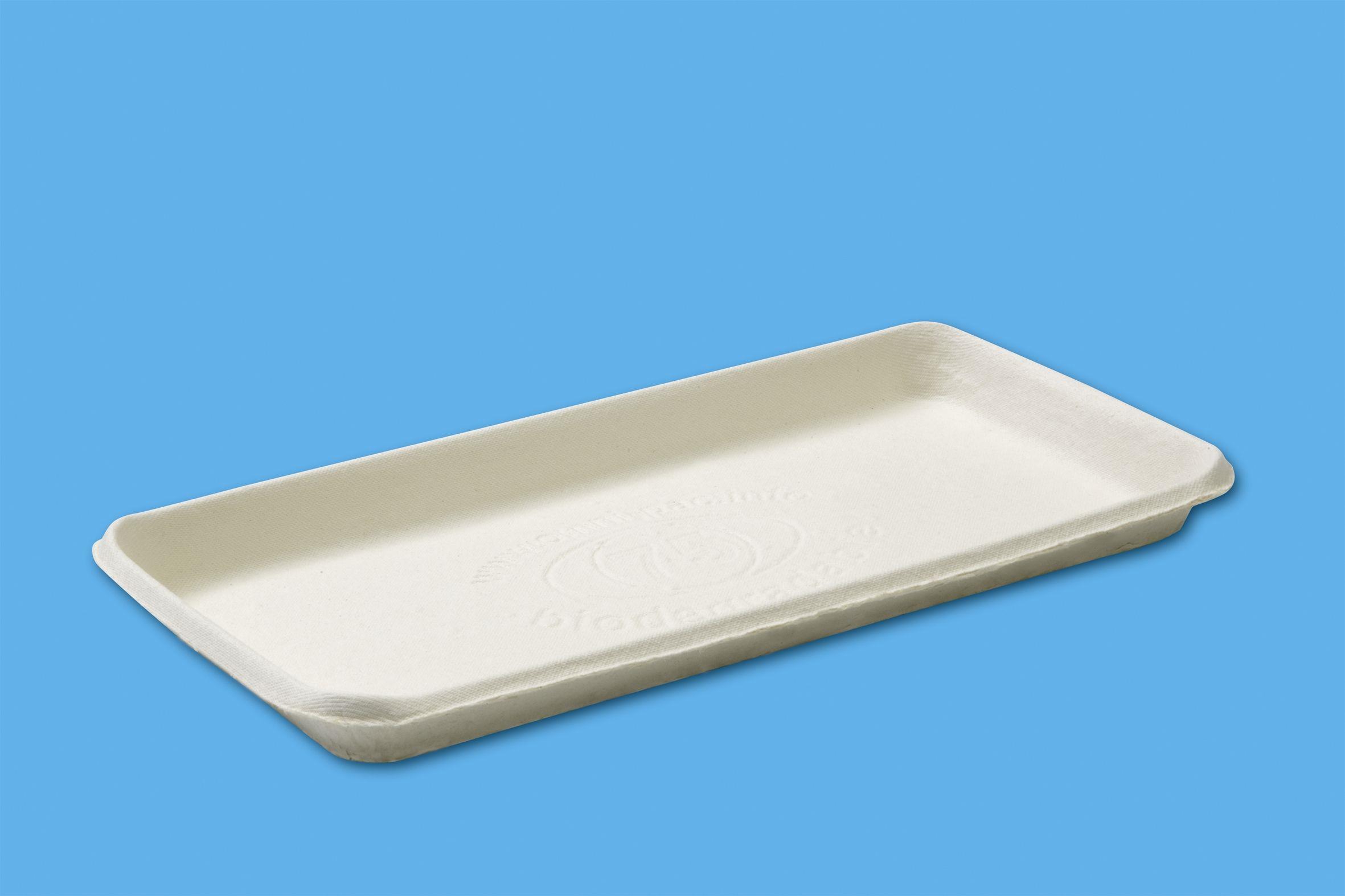 Foodtainer, Faserformschale, 260 x 135 x 19 mm, weiß, CareTainer