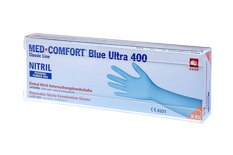 Einmalhandschuh Spender, Handschuh-Dispenserhalter, 401 x 136 x 51 mm, transparent, milchig, Acryl