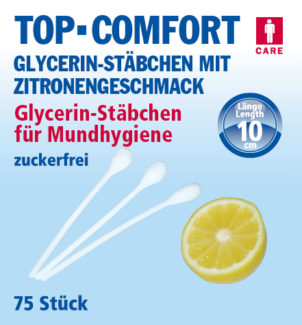 PP Lemon sticks, 100 mm, Geschmack Lemon,Top-Comfort