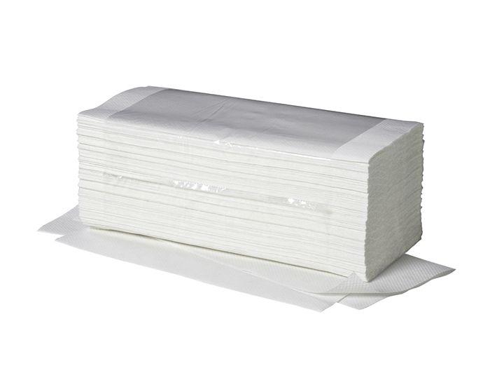 Falthandtücher, Farbe weiß, 25 x 23 cm, Ideal