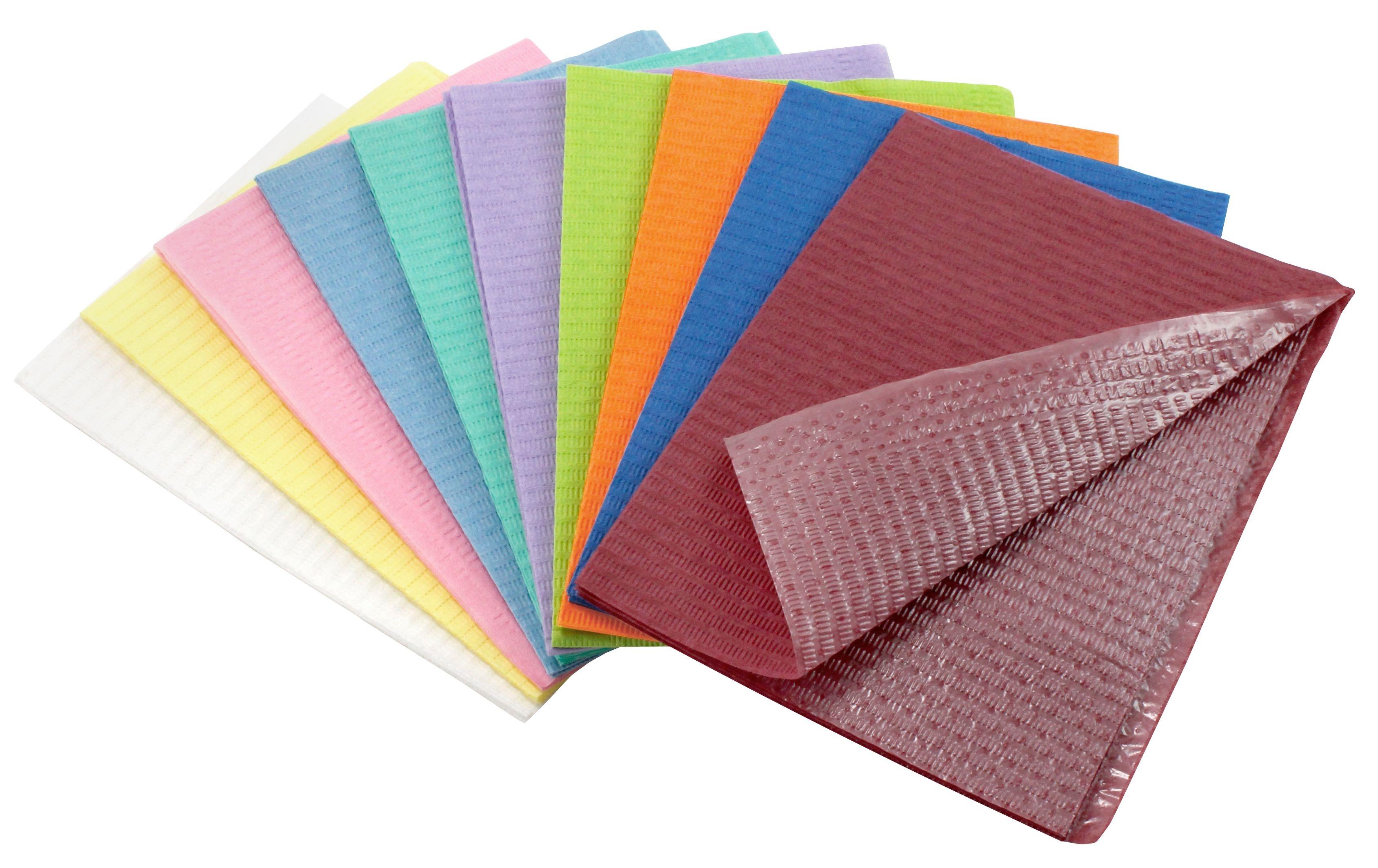 Dental Einweg Patientenservietten, 33 x 45 cm, Farbe schwarz